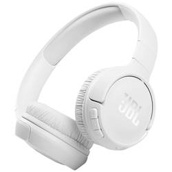 JBL Tune 510BT sluchátka otevřená (On Ear) Bluetooth® bílá headset, složitelná, Indikátor nabití, Vypnutí zvuku mikrofonu