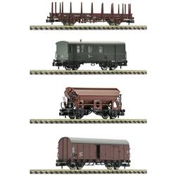 Fleischmann 6660044 Fleischmann 6660044 Sada 4 ks nákladních vozů DB