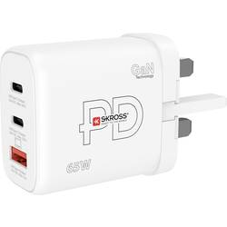 Skross Power Charger 65W PD GaN UK USB nabíječka 65 W 1x USB A , 2x USB-C® Dodávka energie vnitřní