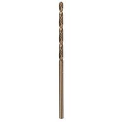 Bosch Accessories 2608585875 HSS kovový spirálový vrták, 2.5 mm, délka 57 mm, Cobalt, DIN 338, válcová stopka, 10 ks