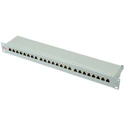 Roline 24 portů síťový patch panel 483 mm (19) CAT 6 1 U šedá