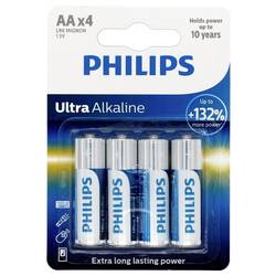 Philips Ultra LR6 tužková baterie AA alkalicko-manganová, 1.5 V, 4 ks