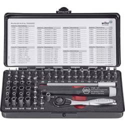 Wiha 7000SK65ESD 39971 sada bitů, 65dílná, plochý, křížový PH, inbus, TORX, hvězdice Pentalobe, vnější šestihran, 5/32 (4 mm)