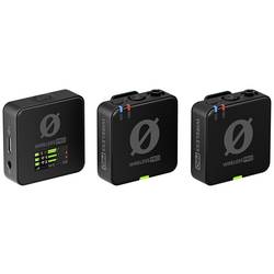 Rode Wireless PRO nasazovací sada bezdrátového mikrofonu Druh přenosu:Digital vč. kabelu, vč. svorky, vč. tašky, vč. ochrany proti větru Mikrofon TRRS