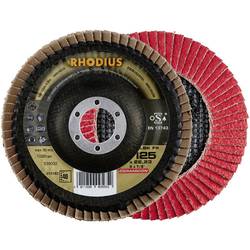 Rhodius 210184 LSK FK vějířovitý brusný kotouč Průměr 125 mm Ø otvoru 22.23 mm Zrnitost 80 nerezová ocel 1 ks