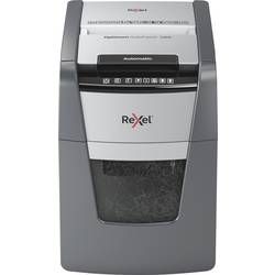 Rexel Optimum AutoFeed+ 100X skartovačka 100 listů mikrořez 4 x 28 mm P-4 34 l Křížový řez kancelářské sponky, sponky do sešívačky, kreditní karty