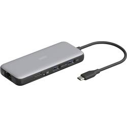 Digitus USB-C® dokovací stanice DA-70915 vč. funkce nabíjení, integrovaná čtečka karet, napájení USB-C®