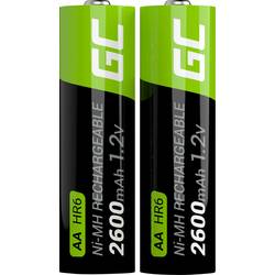 Green Cell HR6 akumulátor AA, Ni-MH, 2600 mAh, 1.2 V, 2 ks