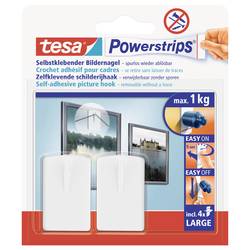 tesa POWERSTRIPS® Hřebík bílá Množství: 2 ks