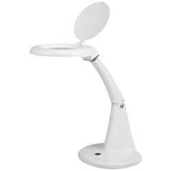 TOOLCRAFT TO-7427307 LED STOLNÍ LUPA S OSVĚTLENÍM, SMD LED 5W Ø 100 MM zvětšení=1.75 x, 4 x 100 mm Třída energetické účinnosti 2021 F (A - G)