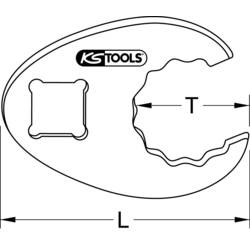 KS Tools 9133917 Otevřené klíče 17 mm