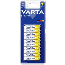 Varta ENERGY AAA Bli 30 mikrotužková baterie AAA alkalicko-manganová 1.5 V 30 ks
