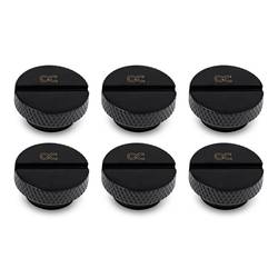 Alphacool Eiszapfen Verschlussschraube G1/4, schwarz tvarovka pro vodní chladič