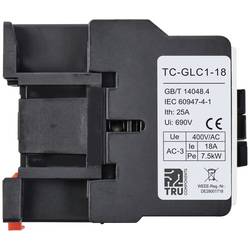 TRU COMPONENTS TC-GLC1-18 230V stykač 3 spínací kontakty 7.5 kW 230 V/AC 18 A 1 ks