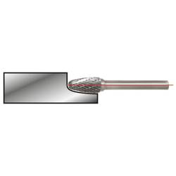 KS Tools 515.3261 frézovací kolík , tvrdokov, Délka 38.5 mm, Vnější Ø 3 mm, Pracovní délka 25 mm, Ø hřídele 3.0 mm