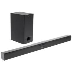 Sharp HT-SBW110 Soundbar černá (matná) vč. subwoofru propojeného kabelem, Bluetooth®