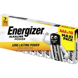 Energizer Power LR03 mikrotužková baterie AAA alkalicko-manganová 1.5 V 10 ks
