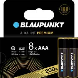 Blaupunkt mikrotužková baterie AAA alkalicko-manganová 1.5 V 8 ks