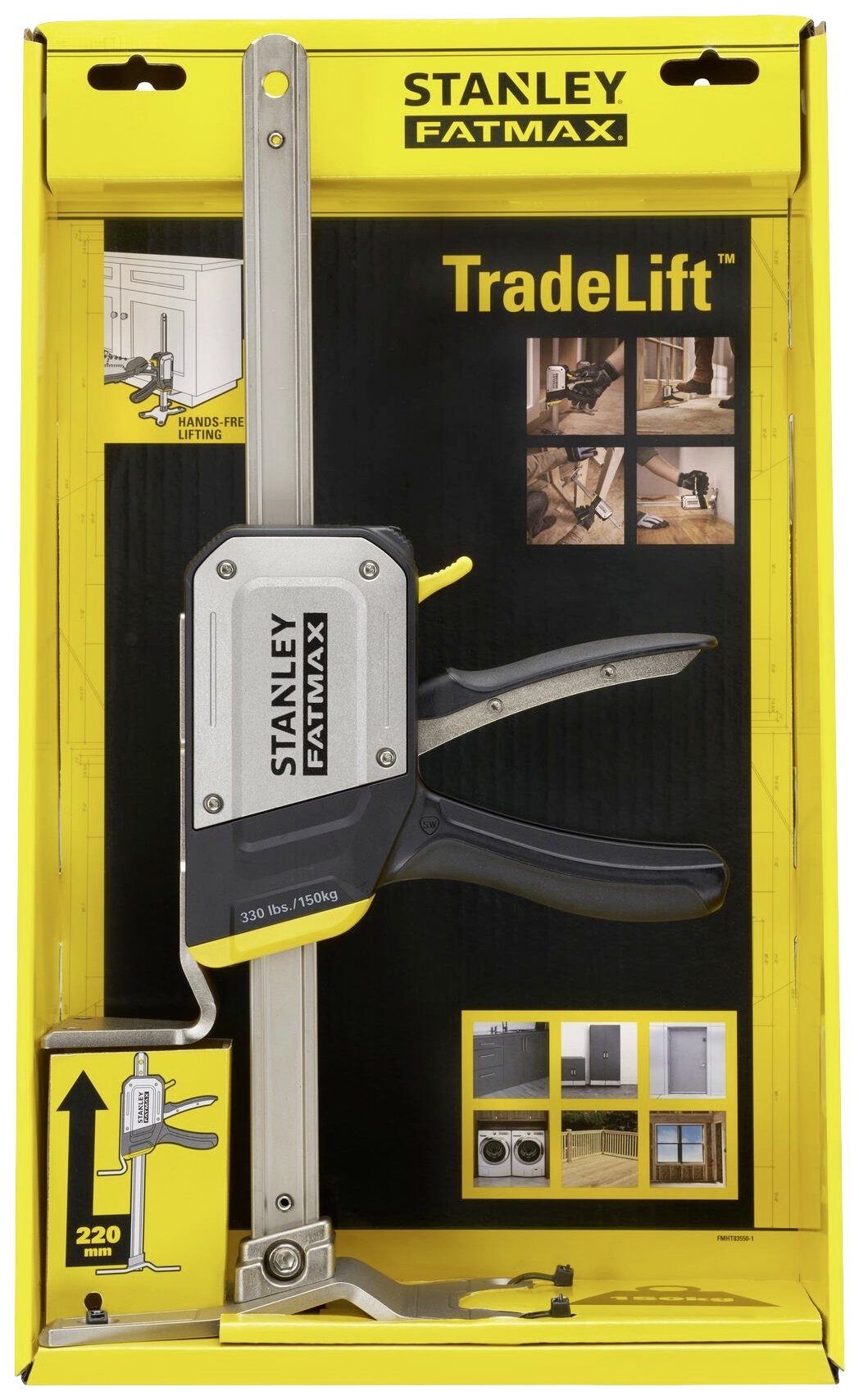 STANLEY FMHT83550-1 STANLEY FMHT83550-1 Jednoruční montážní nástroj pro Tradelift, max. nostnost 150 kg, max. nostnost 150 kg