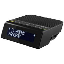 Sangean DCR-90 BT A500485 radiobudík, DAB+, FM, Bluetooth, funkce alarmu, černá