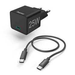 Hama USB nabíječka 25 W vnitřní Výstupní proud (max.) 3000 mA 1x USB-C® Počet výstupů: 1 x