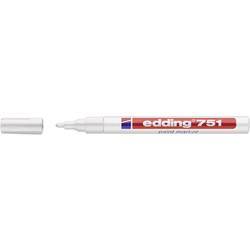 Edding 751 paint marker 4-751049 popisovač na laky bílá 1 mm, 2 mm