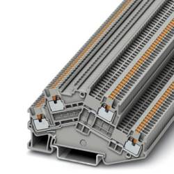 Phoenix Contact 3214657 dvojitá svorka 3.5 mm rychlé připojení šedá 50 ks
