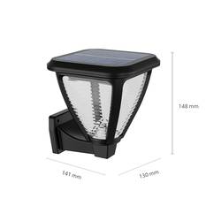 Philips LED Vapora 8720169265707 venkovní solární nástěnné osvětlení LED LED 1.5 W černá