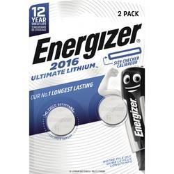 Energizer knoflíkový článek CR 2016 3 V 2 ks 100 mAh lithiová Ultimate 2016