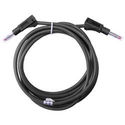 Mueller Electric BU-2323-10-79-0 měřicí kabel banánková zástrčka 4 mm banánková zástrčka 4 mm 2 m černá 1 ks