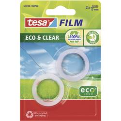 tesa 57046-00000-01 tesafilm Eco & Clear transparentní (d x š) 10 m x 15 mm 2 ks