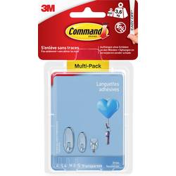 3M Stips Command™, Multipack transparentní Množství: 16 díly