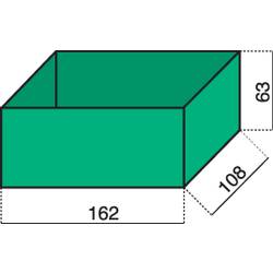 Hünersdorff vložka do kufříku na součástky (d x š x v) 162 x 108 x 63 mm přihrádek: 1 Obsah 1 ks