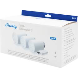 Shelly 3x Blu TRV & Blu Gateway Gen3 Gateway, termostatická hlavice na radiátor Bluetooth Low Energy, Wi-Fi