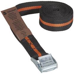 TOOLCRAFT upínací popruh se sponou Přivazovací únosnost napřímo (LC)=125 daN (d x š) 5 m x 25 mm upínací zámek
