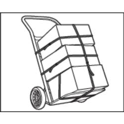 TOOLCRAFT upínací popruh se sponou Přivazovací únosnost napřímo (LC)=125 daN (d x š) 5 m x 25 mm upínací zámek