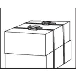 TOOLCRAFT upínací popruh se sponou Přivazovací únosnost napřímo (LC)=125 daN (d x š) 5 m x 25 mm upínací zámek
