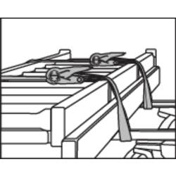 TOOLCRAFT upínací popruh se sponou Přivazovací únosnost napřímo (LC)=125 daN (d x š) 5 m x 25 mm upínací zámek