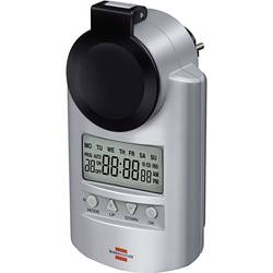 Brennenstuhl 1507490 spínací hodiny / časovač do zásuvky digitální týdenní program 23 h / 59 min 3680 W IP44 funkce odpočítávání, náhodné funkce