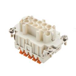 ILME CSHF10 konektorová vložka, zásuvka 10 + PE přípojka s pružinovým protitahem 1 ks