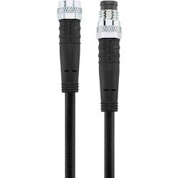 Escha AL-SKP3-2-AL-SSP3/S370 upravený zástrčkový konektor pro senzory - aktory, 8044002, piny: 3, 2.00 m, 1 ks