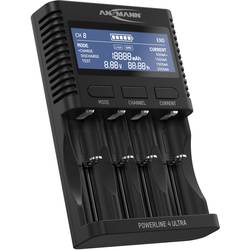 Ansmann Powerline 4 Ultra nabíječka akumulátorů NiCd, NiMH, Li-Ion AAA, AA, malé mono, velké mono, 10340 , 10350 , 10440, 10500 , 12500 , 12650 , 13500 , 13650