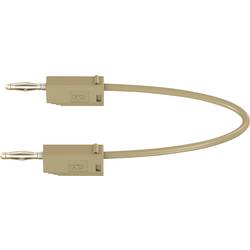 Stäubli LK205 měřicí kabel lamelová zástrčka 2 mm lamelová zástrčka 2 mm 30.00 cm hnědá 1 ks