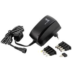 HyCell 1201-0009 zásuvkový napájecí adaptér s redukcemi, nastavitelný 3 V/DC, 4.5 V/DC, 5 V/DC, 6 V/DC, 7.5 V/DC, 9 V/DC, 12 V/DC 2250 mA 27 W