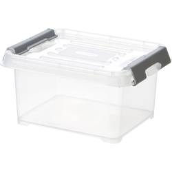 Curver 248389 Úložný box, HANDY, stohovatelné, (d x š x v) 215 x 170 x 100 mm, transparentní, 1 ks