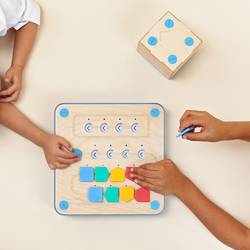 Primo Toys PRIMO001B-DE Cubetto MINT Coding Roboter sada pro programování od 3 let