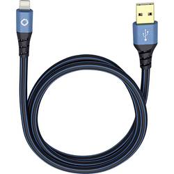 N/A N/A [1x USB 2.0 zástrčka A - 1x dokovací zástrčka Apple Lightning] 3.00 m modrá, černá Oehlbach USB Plus LI