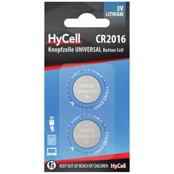 HyCell knoflíkový článek CR 2016 3 V 2 ks 70 mAh lithiová CR 2016