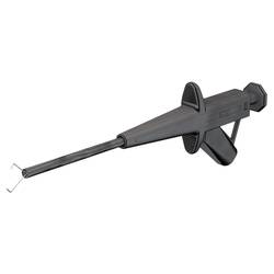 Stäubli SKPS4 SW bezpečnostní krokosvorka, konektor 4 mm, CAT II 1000 V, černá