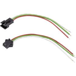 TRU COMPONENTS zásuvkový konektor s vodiči 3, rozteč 2.50 mm, TC-6649236, 1 sada